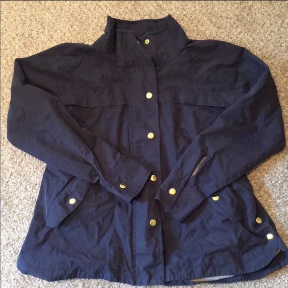 LOFT utility/anorak blue jacket
